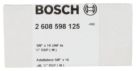 Adapter für Diamantbohrkronen, Maschinenseite 5/6 Zoll, Kronenseite G 1/2 Zoll