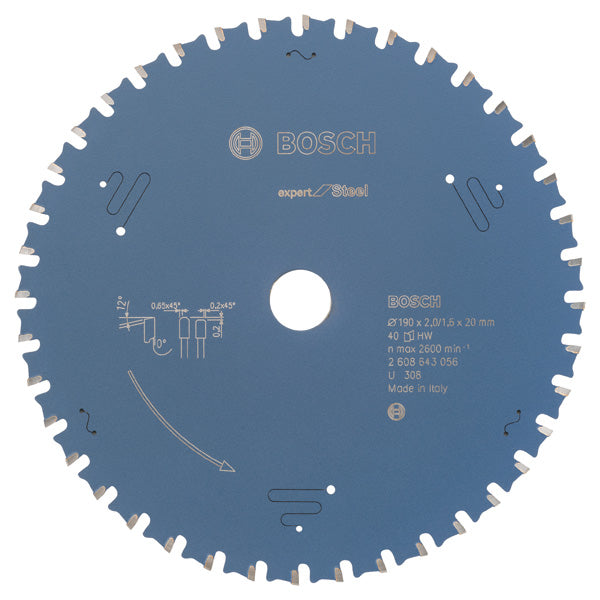 Kreissägeblatt Expert for Steel H 190 x 20 - 40