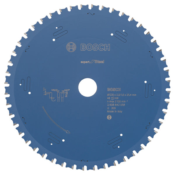 Kreissägeblatt Expert for Steel H 230 x 25,4 - 48