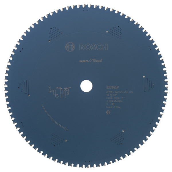 Kreissägeblatt Expert for Steel B 355 x 25,4 - 90