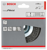 PRO Metal clean Kegelbürste, 100 x 0,3 mm, Gewinde