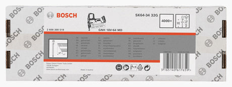 DA Senkkopf-Stift SK64-34 32G, 1,8mm, 32 mm, verzinkt, 4000er-Pack