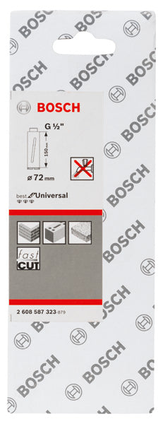 PRO Trockenbohrkrone, 72 x 150 mm, G 1/2 Zoll