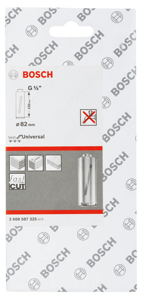 PRO Trockenbohrkrone, 82 x 150 mm, G 1/2 Zoll