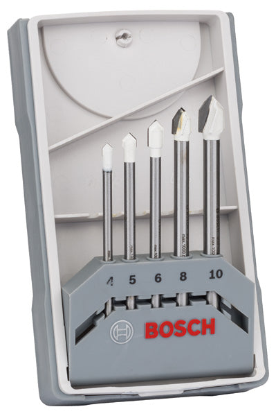 5-tlg. CYL-9 Ceramic Fliesenbohrer-Set, 4–10 mm
