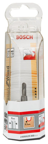 Hohlkehlfräser Expert for Wood, 8 mm, R1 3 mm, D 6 mm, L 12,7 mm, G 50,8 mm