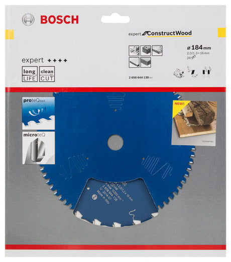 Kreissägeblatt Expert for Construct Wood H 184 x 16 - 24