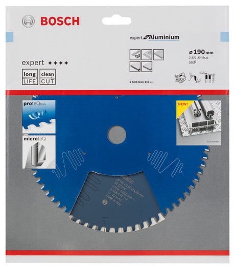 Kreissägeblatt Expert for Aluminium T 190 x Stern - 58