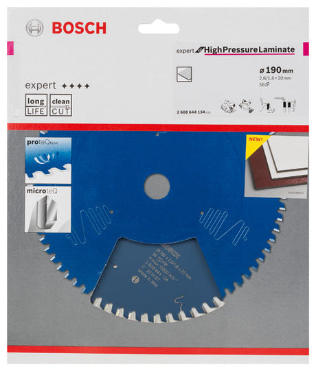 Kreissägeblatt Expert for High Pressure Laminate H 190 x 20 - 56