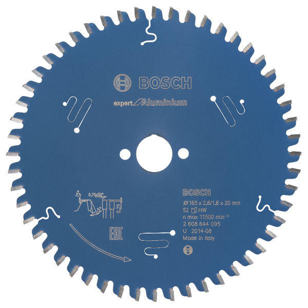Kreissägeblatt Expert for Aluminium H 165 x 20 - 52