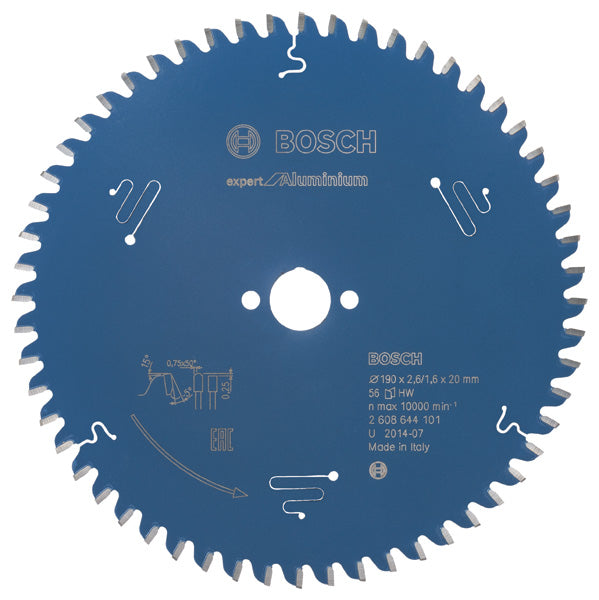 Kreissägeblatt Expert for Aluminium H 190 x 20 - 56