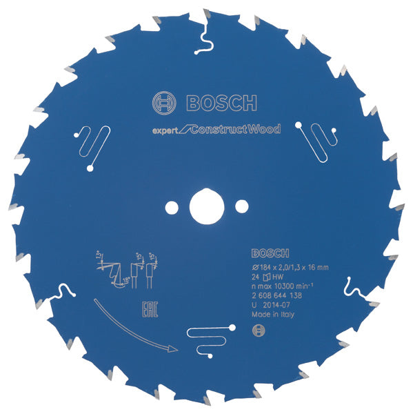 Kreissägeblatt Expert for Construct Wood H 184 x 16 - 24
