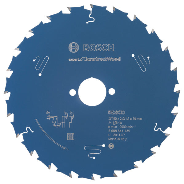 Kreissägeblatt Expert for Construct Wood H 190 x 30 - 24