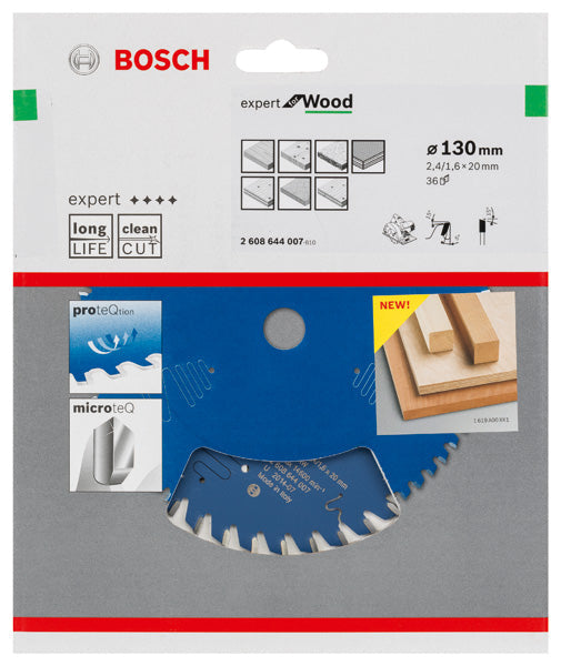 Kreissägeblatt Expert for Wood H 130 x 20 - 36