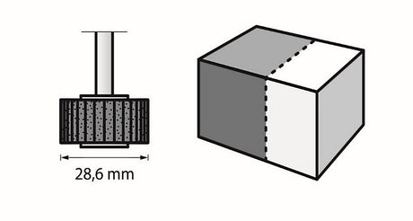 Schleiffächer 9,5 mm