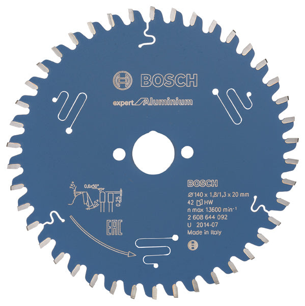 Kreissägeblatt Expert for Aluminium H 140 x 20 - 42