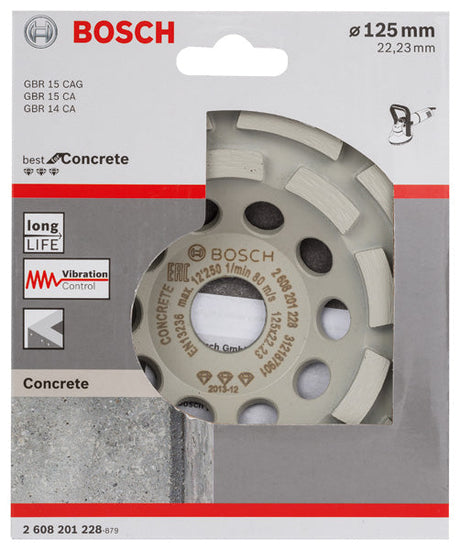 Diamanttopfscheibe Best for Concrete 125 x 22,23 x 4,5 mm