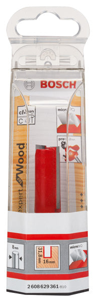 Nutfräser Expert for Wood, Carbide, 8 mm, D1 16 mm, L 31,8 mm, G 66 mm