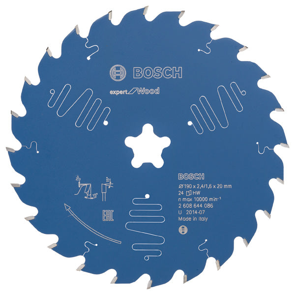 Kreissägeblatt Expert for Wood T 190 x Stern - 24