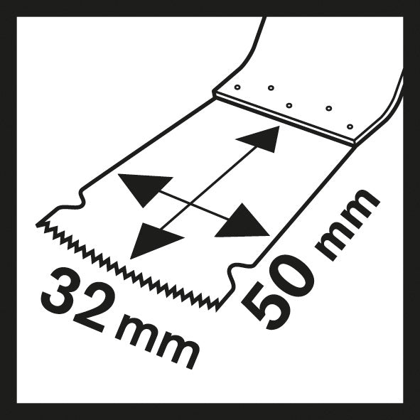 HCS Tauchsägeblatt AIZ 32 BSPC Hard Wood, 50 x 32 mm, 1er-Pack