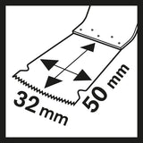 HCS Tauchsägeblatt AIZ 32 BSPC Hard Wood, 50 x 32 mm, 1er-Pack