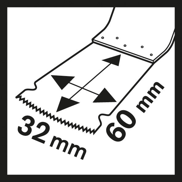 HCS Tauchsägeblatt PAIZ 32 EPC Wood, 60 x 32 mm, 10er-Pack