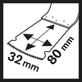HCS Tauchsägeblatt MAIZ 32 EPC Wood, 80 x 32 mm, 10er-Pack