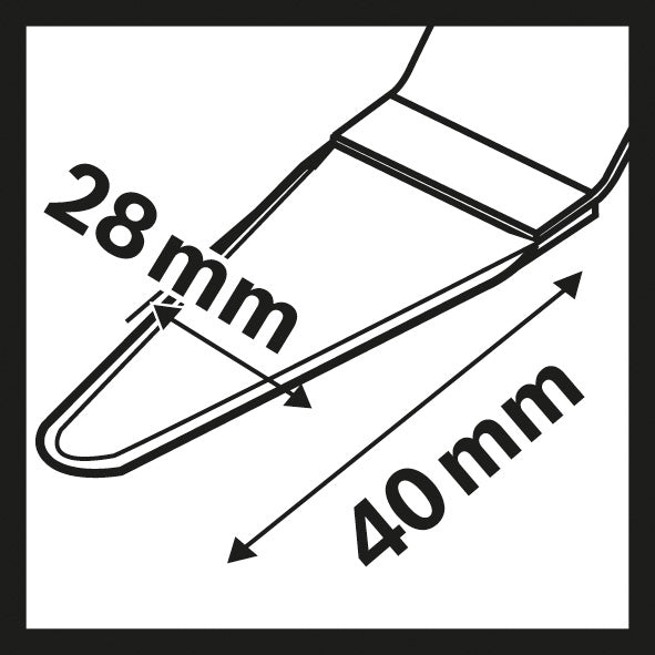 HCS Universalfugenschneider AIZ 28 SC, 40 x 28 mm, 10er-Pack