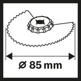 HCS Segmentsägeblatt ACZ 85 EC Wood, 85 mm, 10er-Pack
