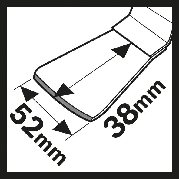 HCS Schaber ATZ 52 SFC, flexibel, 52 x 38 mm, 10er-Pack