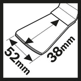 HCS Schaber ATZ 52 SFC, flexibel, 52 x 38 mm, 10er-Pack