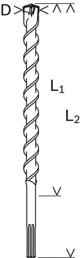 Hammerbohrer SDS max-7, 25 x 200 x 320 mm
