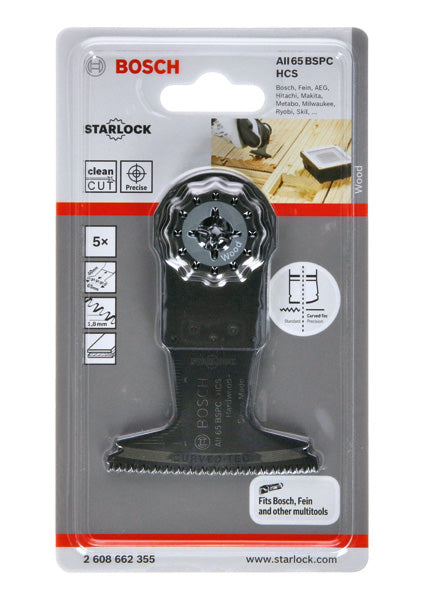 HCS Tauchsägeblatt AII 65 BSPC Hard Wood, 40 x 65 mm, 5er-Pack