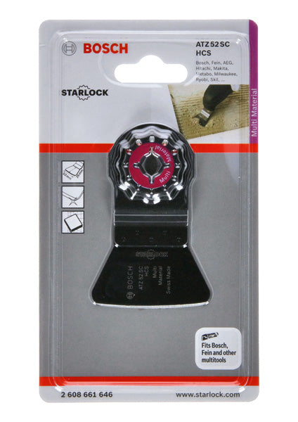 HCS Schaber ATZ 52 SC, biegesteif, 52 x 26 mm, 1er-Pack