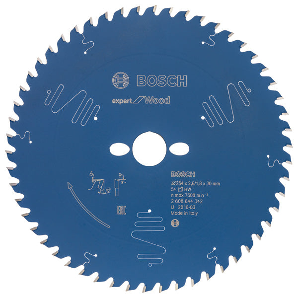 Kreissägeblatt EX WO T 254 x 30 - 54