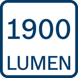 Akku-Bauleuchte GLI 18V-1900