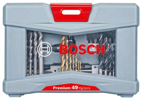 49-tlg. Premium X-Line Bohrer- und Schrauber-Set