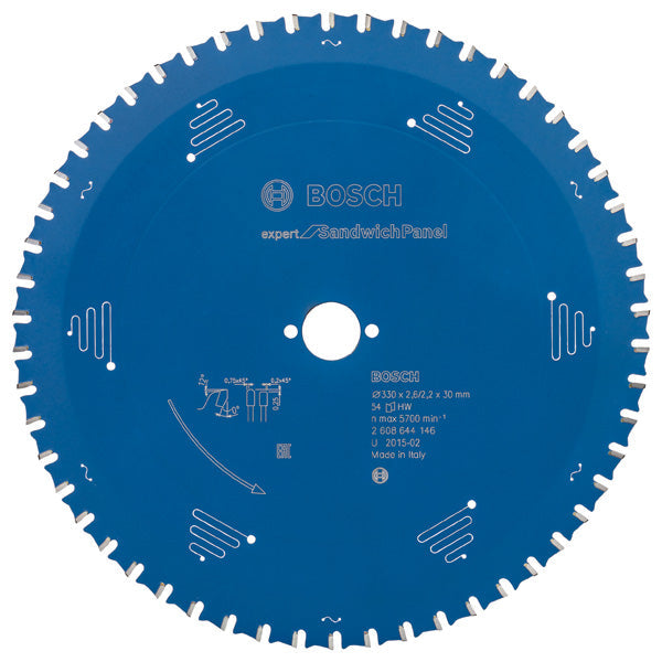 Kreissägeblatt Expert for Sandwich Pane H 330 x 30 - 54
