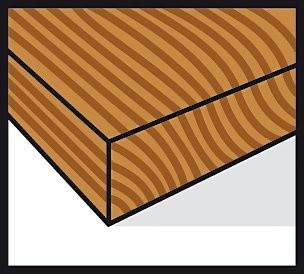 Wolframkarbid-Fräser, quadratisch 3,2 mm