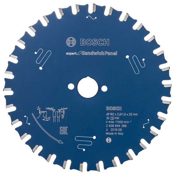 Kreissägeblatt EX SH H 165 x 20 - 30