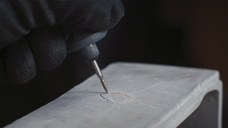 Diamantbestückter Fräser 2,4 mm, konisch/spitz