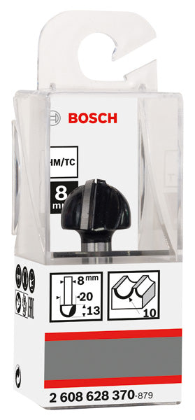 PRO Hohlkehlfräser + Zapfen, 8 x 20 x 46 mm
