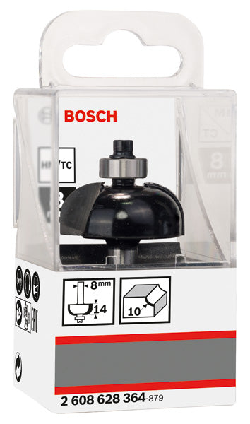 PRO Hohlkehlfräser + Zapfen, 8 x 32,7 x 55 mm