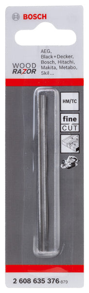 Hobelmesser, 82 mm, scharf, gerade, Carbide, 40°, 1er Pack