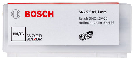 Hobelmesser, 56 mm, gerade, Carbide, 40°
