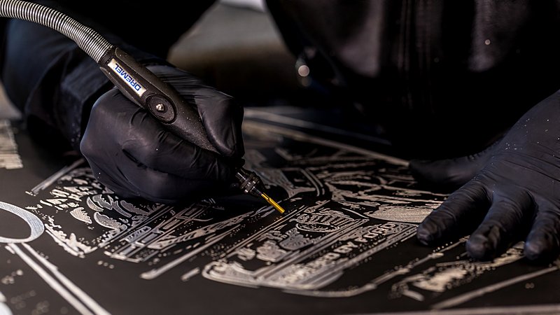 DREMEL® MAX Wolframkarbid-Fräsmesser zum Schnitzen