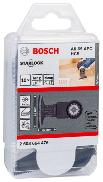 HCS Tauchsägeblatt AII 65 APC Wood, 40 x 65 mm, 10er-Pack