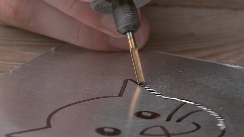 DREMEL® MAX Wolframkarbid-Fräsmesser zum Schnitzen
