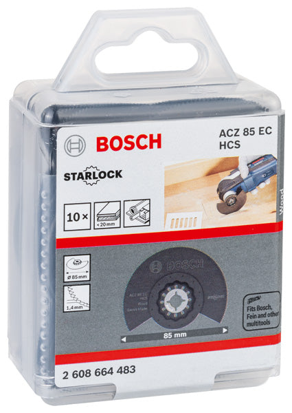 HCS Segmentsägeblatt ACZ 85 EC Wood, 85 mm, 10er-Pack