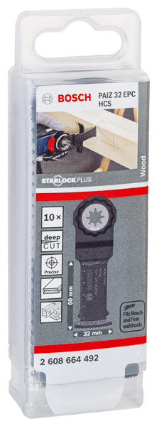 HCS Tauchsägeblatt PAIZ 32 EPC Wood, 60 x 32 mm, 10er-Pack